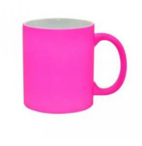 11oz (Frosted) Pink Mugs