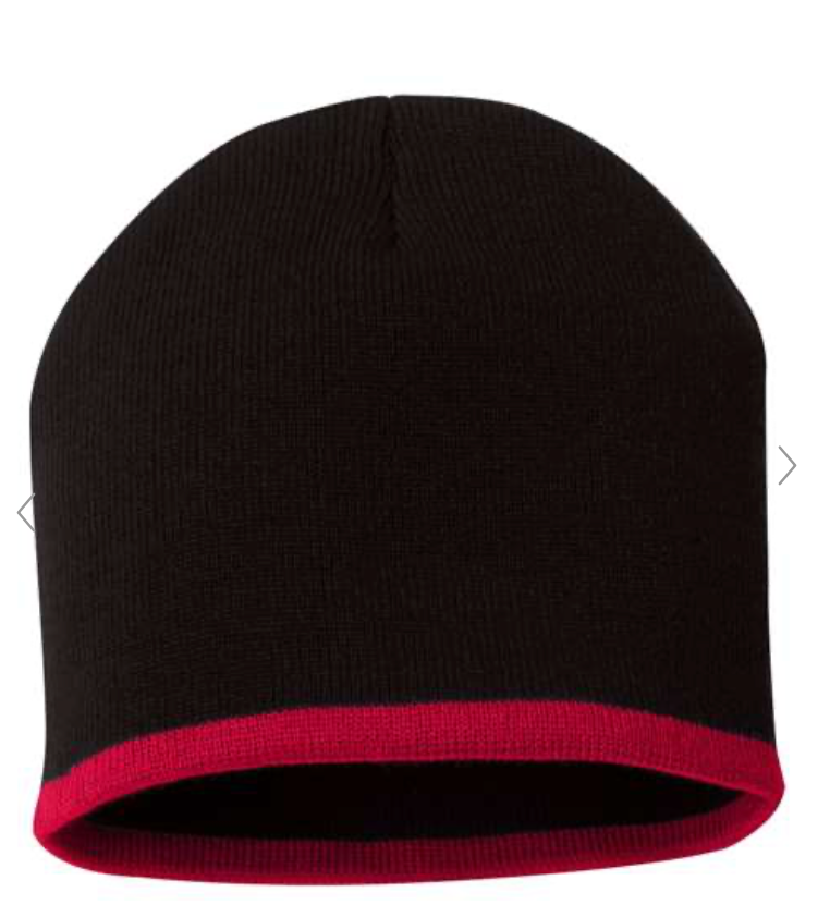 Sportsman - 8" Bottom-Striped Beanie - SP09