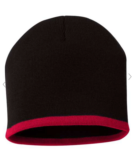 Sportsman - 8" Bottom-Striped Beanie - SP09