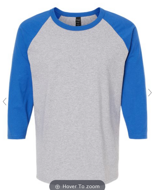M&O - Raglan Three-Quarter Sleeve Baseball T-Shirt - 5540