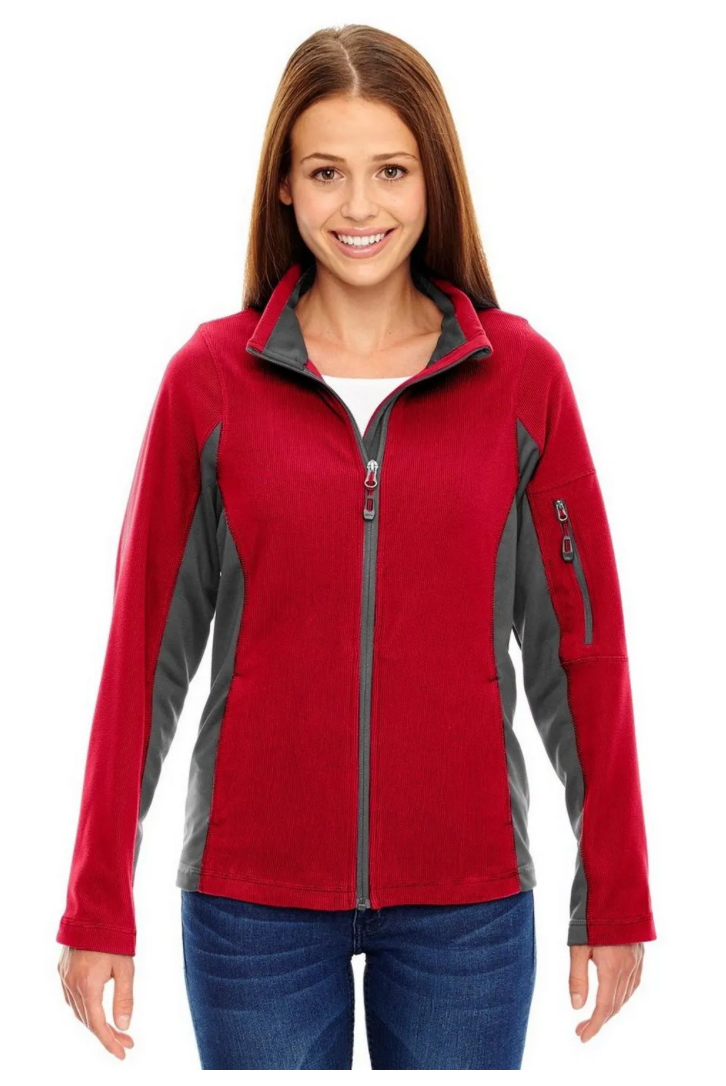 North End 78198 Women's Generate Textured Fleece Jacke