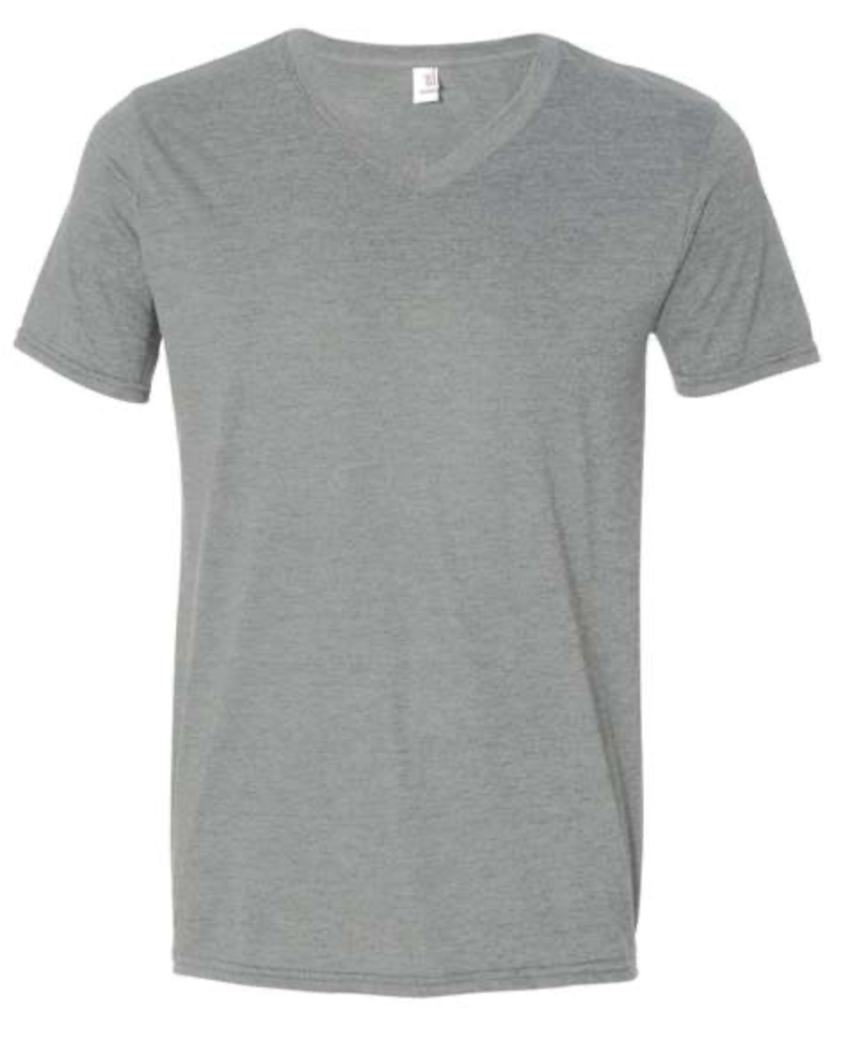 Anvil Triblend V-Neck T-Shirt – 6752